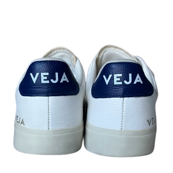 Veja Women's 8 Recife Sneakers 3 Strap Extra White Royal Blue Sustainable Vegan - Picture 9 of 15